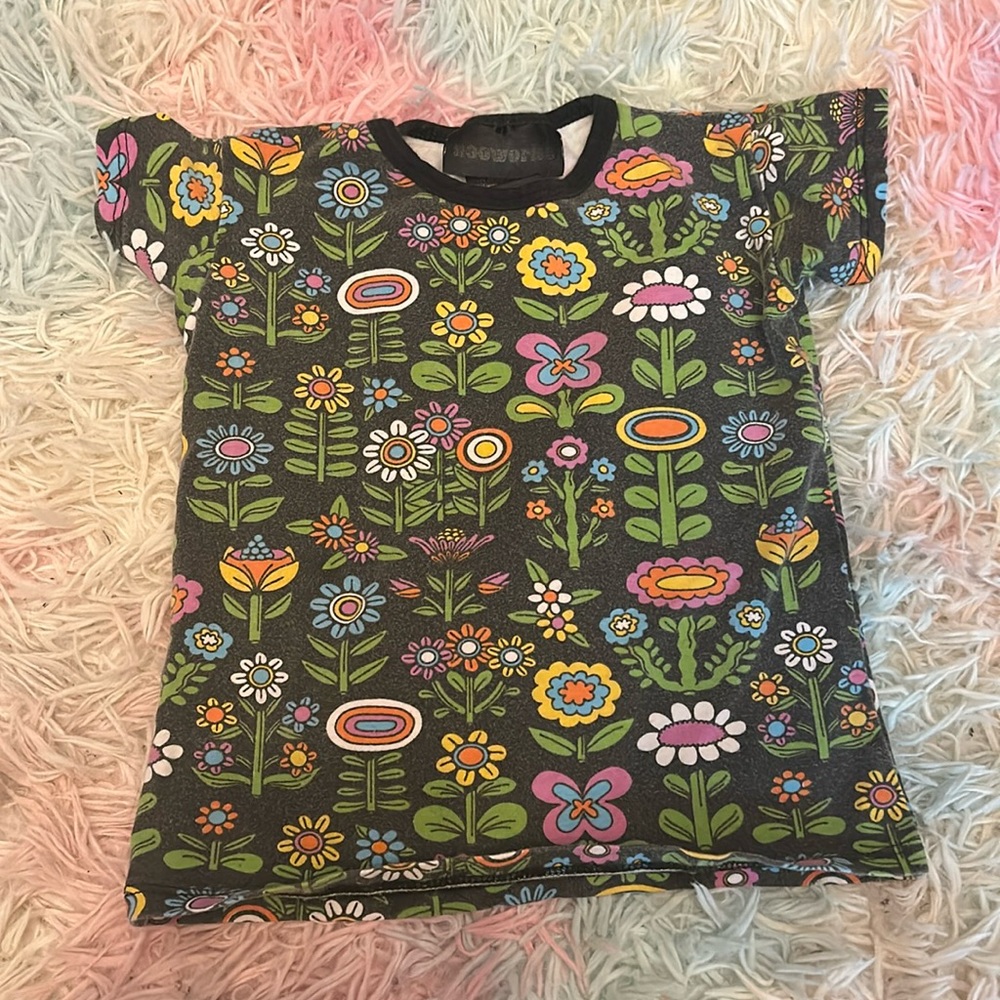 Nooworks Flower Power Print T-Shirt